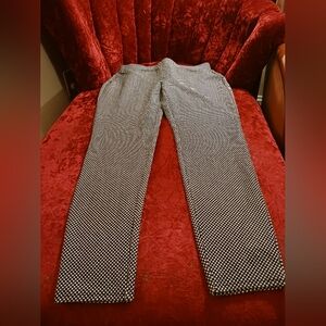 Michael Kors Black and White Legging Sz Large